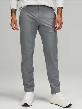 Lululemon Commission Pant Classic 37" *Warpstreme Asphalt Grey Size 40